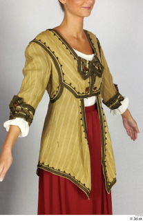  Photos Woman in Historical Dress 88 18th century historical clothing red yellow and dress upper body 0010.jpg